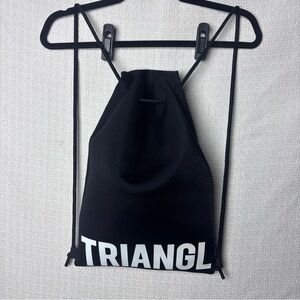 Triangl Swimwear Black‎ Drawstring Travel Bag